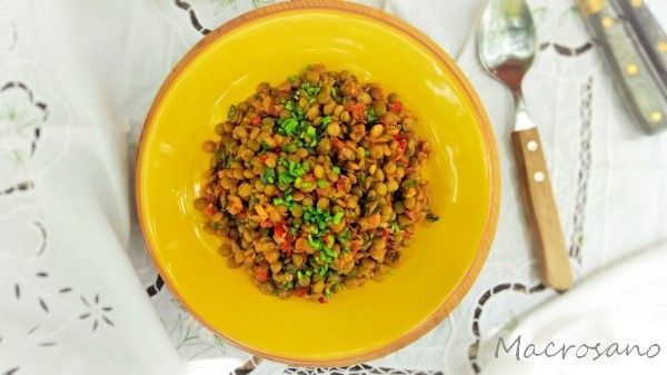 ensalada de lentejas (