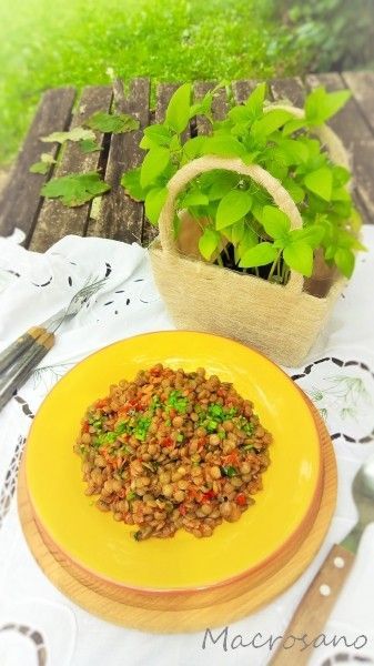 ensalada de lentejas (